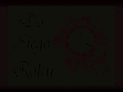 Kartka z zegarem do Siego Roku